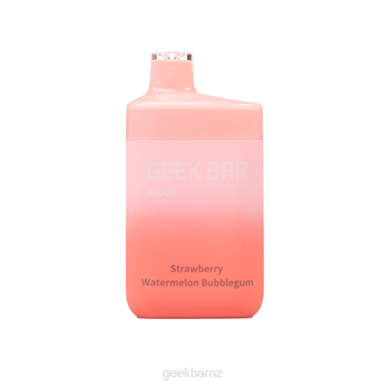 Geek Bar Tobacco - Geek Bar B5000 Disposable P20836 Strawberry Watermelon Bubblegum