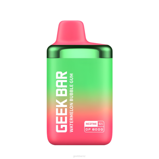 Geek Vape NZ - Geek Bar DF8000 Disposable Vape P208190 Watermelon Bubble Gum