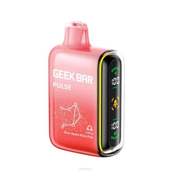 Geek Bar Flavors - Geek Bar Pulse 15K Disposable Vape P20853 Libra Sour Apple Blow Pop
