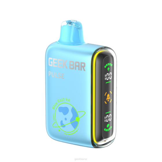 Geek Bar New Zealand Green - Geek Bar Pulse 15K Disposable Vape P20845 Blue Razz Ice