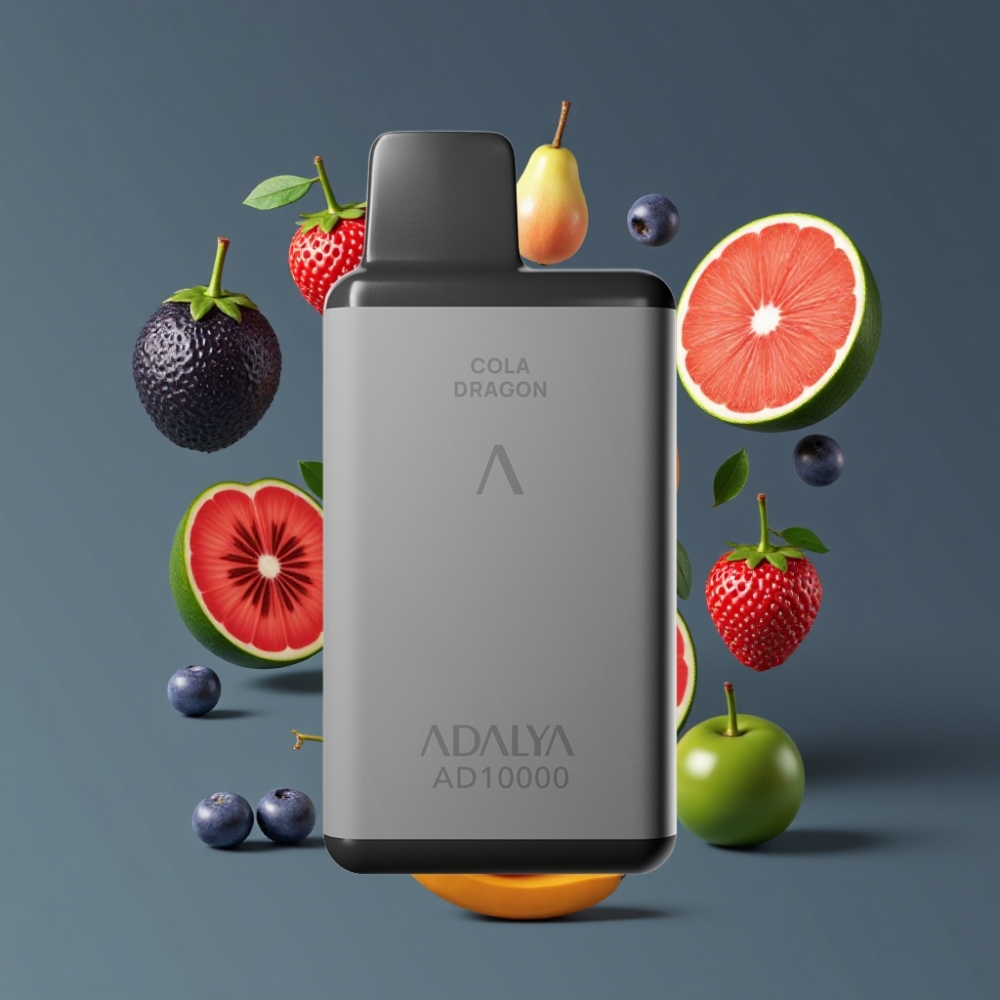 Adalya AD 10000 Puffs Disposable Vape Love 66 Space Gray New Zealand Wholesale USB-C 14ml 2% 650mAh