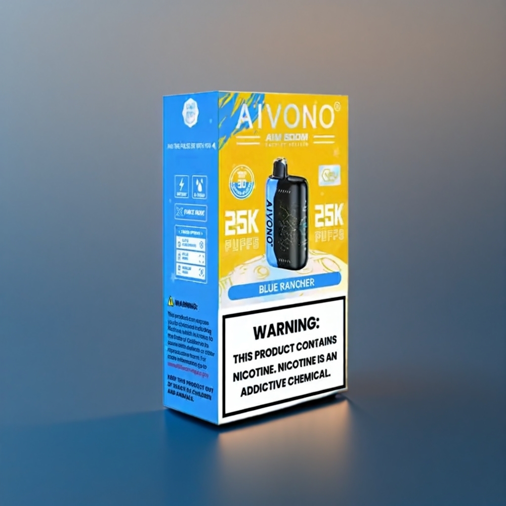 Aivono Aim Boom New Zealand Wholesale 25000 Puffs Blue Rancher Vape