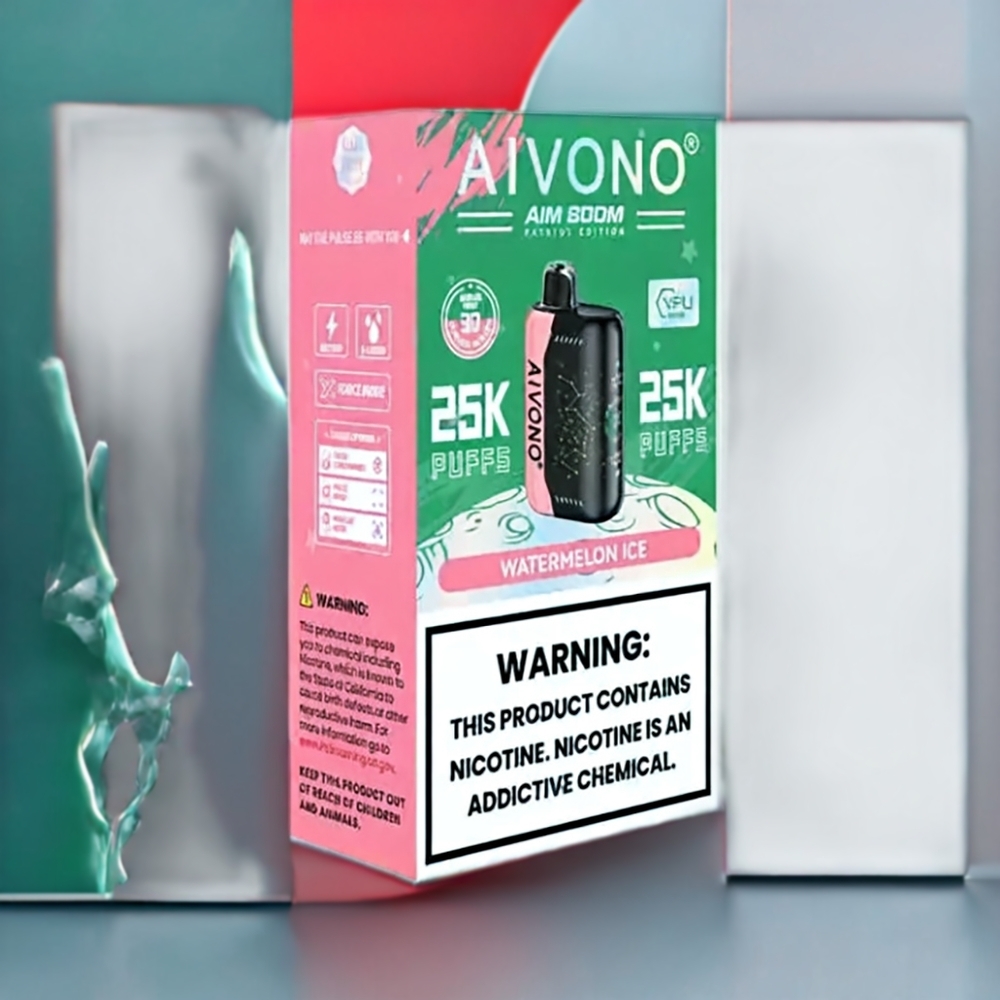 Aivono Aim Boom New Zealand Wholesale 25000 Puffs Watermelon Ice Vape