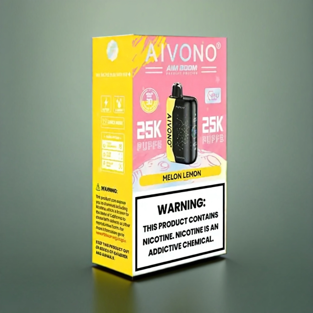 Aivono Aim Boom New Zealand Wholesale Melon Lemon 25000 Puffs Vape
