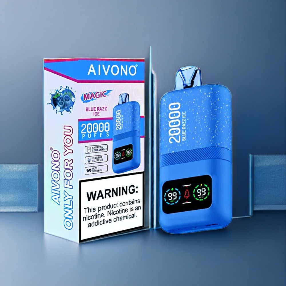 Aivono Aim Magic New Zealand Wholesale 20000 Puffs Blue Razz Ice Vape