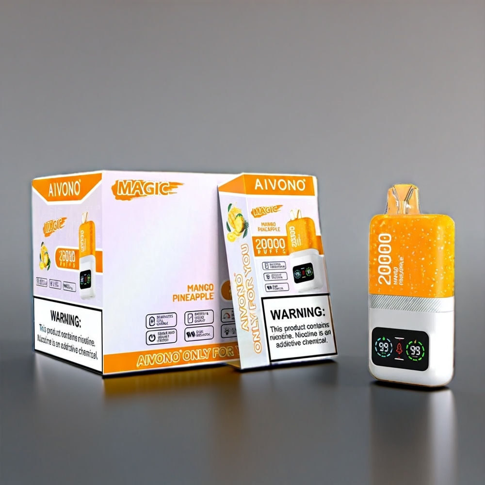 Aivono Aim Magic New Zealand Wholesale Mango Pineapple 20000 Puffs Vape