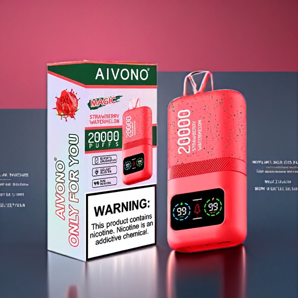 Aivono Aim Magic New Zealand Wholesale Strawberry Watermelon 20000 Puffs Vape
