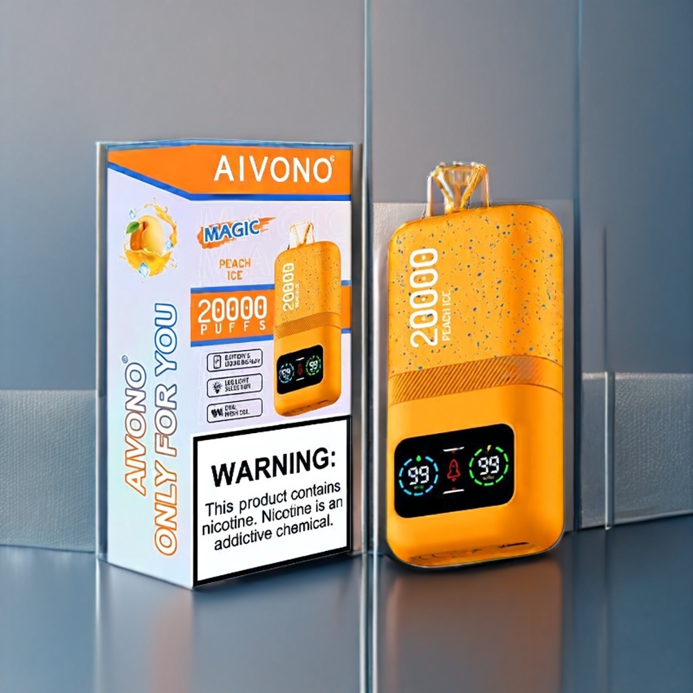 Aivono Aim Magic Peach Ice 20000 Puffs New Zealand Wholesale
