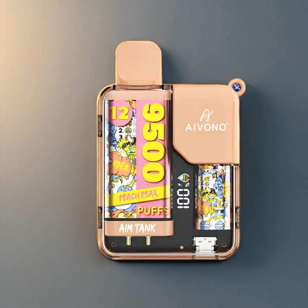 Aivono Aim Tank 9500 Puffs New Zealand Wholesale Peach Pear Vape