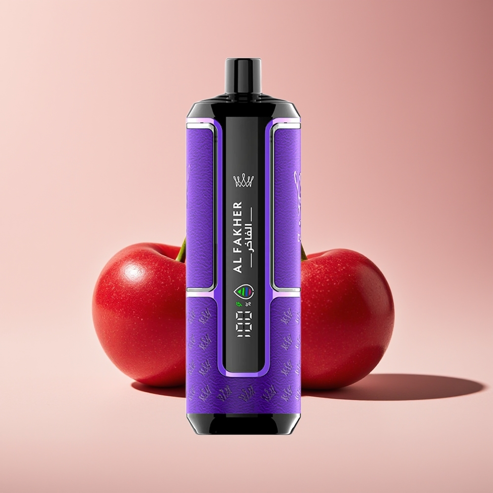 Al Fakher Crown Bar 15K Hypermax New Zealand Wholesale DTL 22ml 600mAh Type-C Cherry Fiesta Disposable Vape