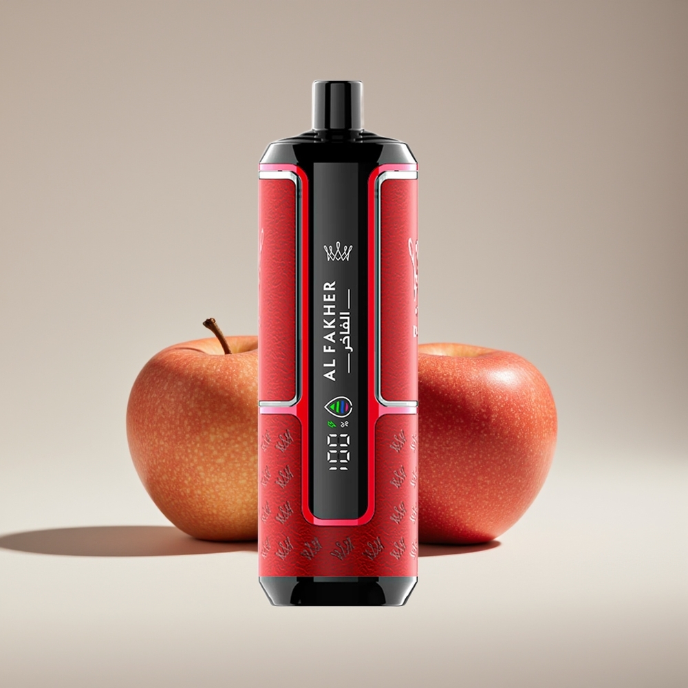 Al Fakher Crown Bar New Zealand Wholesale 15K Hypermax 22ml 15000 Puffs DTL Two Apple Disposable Vape Kit