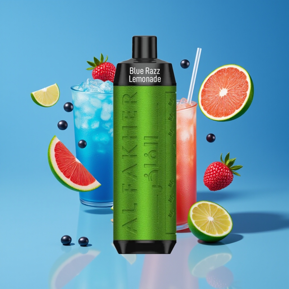 Al Fakher Crown Bar 8000 Crystal 18ml 5mg 600mAh USB-C Draw-Activated Disposable Vape Blue Razz Lemonade New Zealand Wholesale