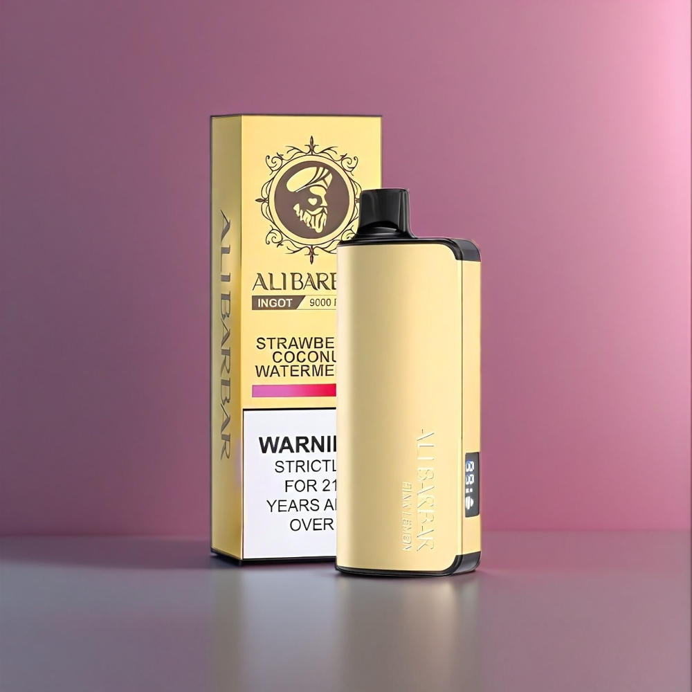 Alibarbar New Zealand Wholesale Ingot 9000 Puffs Pink Lemon Vape