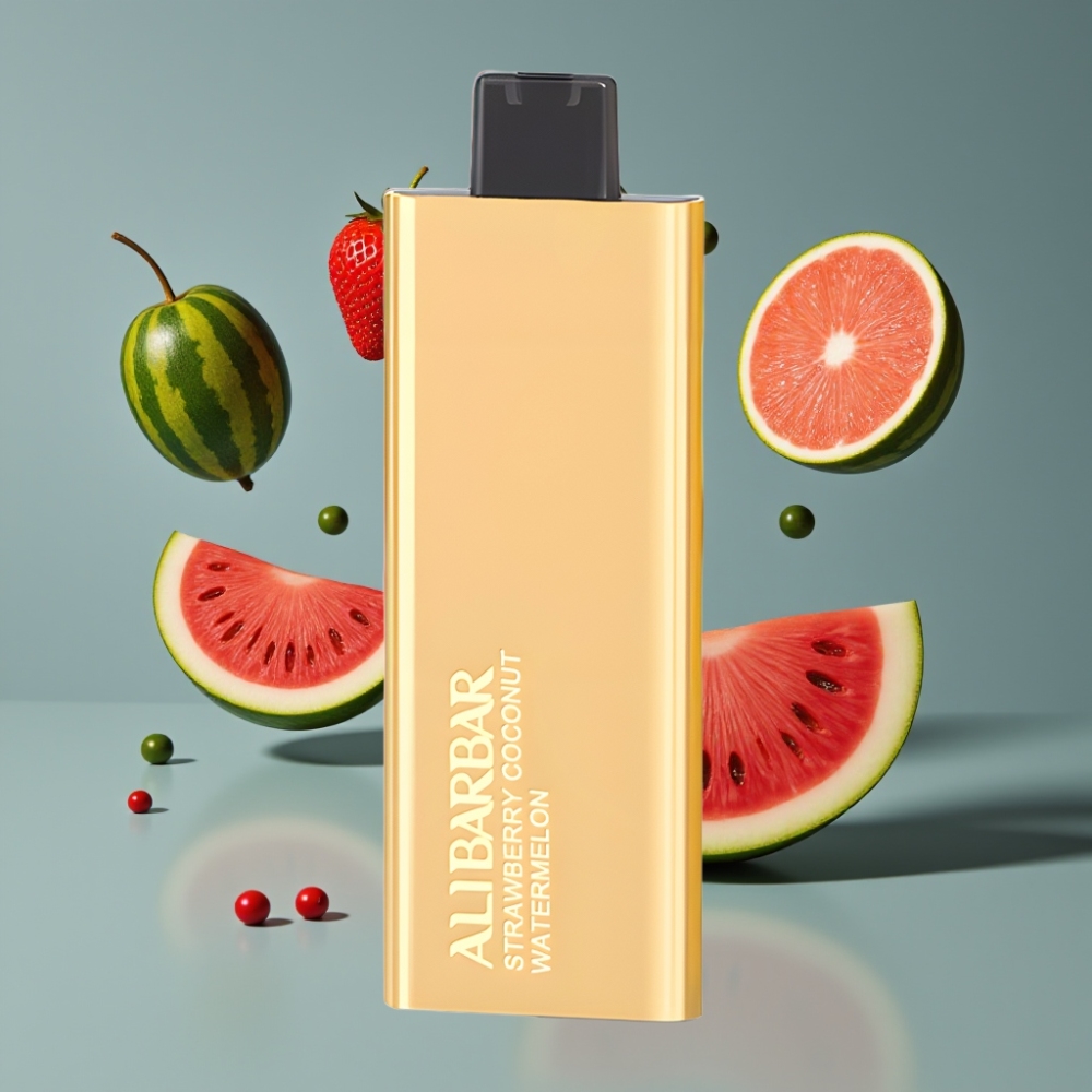 Alibarbar Pandora 7000 Puffs 17ml 1.0 Ohm Strawberry Coconut Watermelon Disposable Vape New Zealand Wholesale
