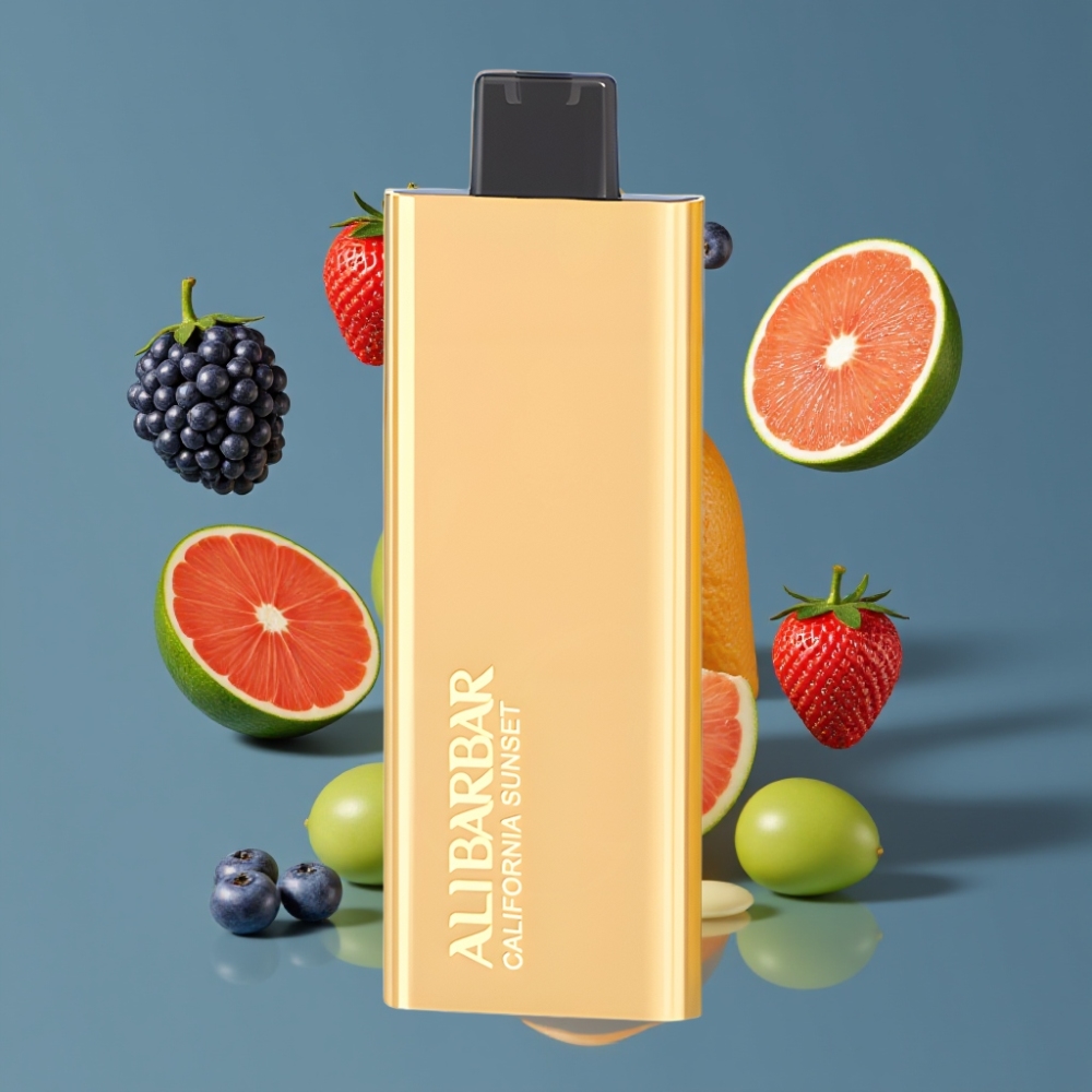 Alibarbar Pandora 7000 Puffs 17ml Disposable Vape California Sunset New Zealand Wholesale