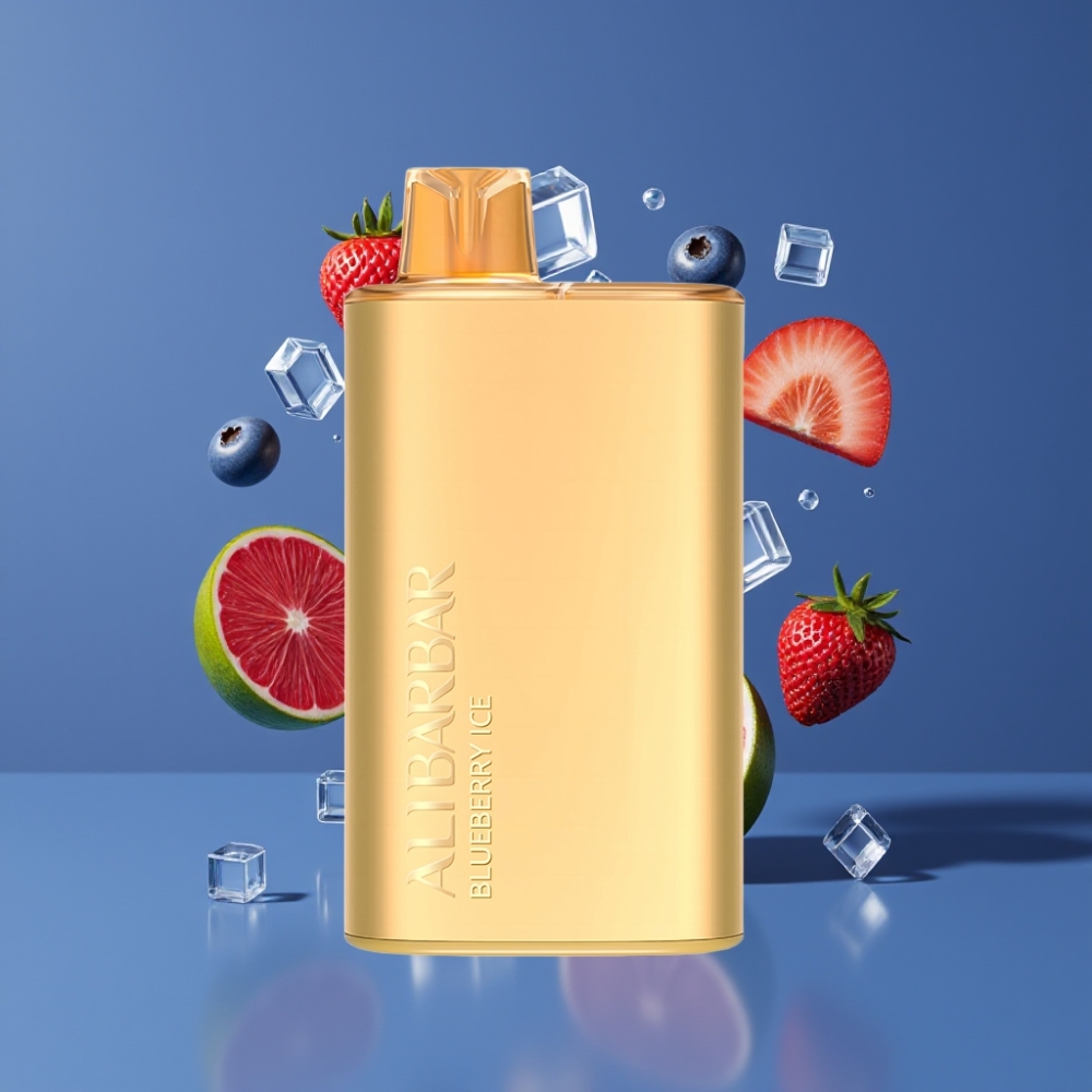 Alibarbar Rich 8000 Puffs 20ml 2000mAh Disposable Vape Blueberry Ice New Zealand Wholesale