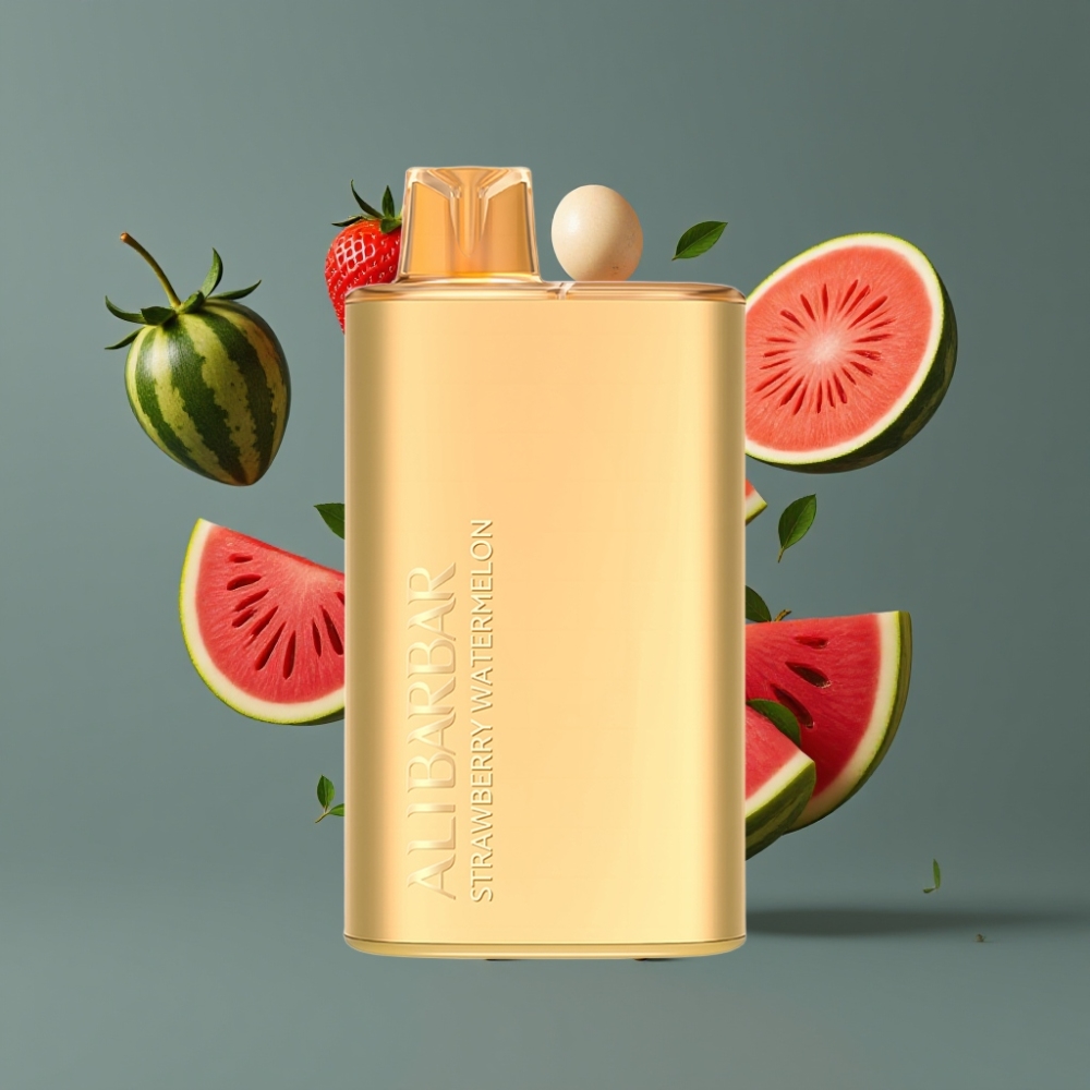 Alibarbar Rich 8000 Puffs Disposable Vape Strawberry Watermelon 20ml 2000mAh NZ Wholesale