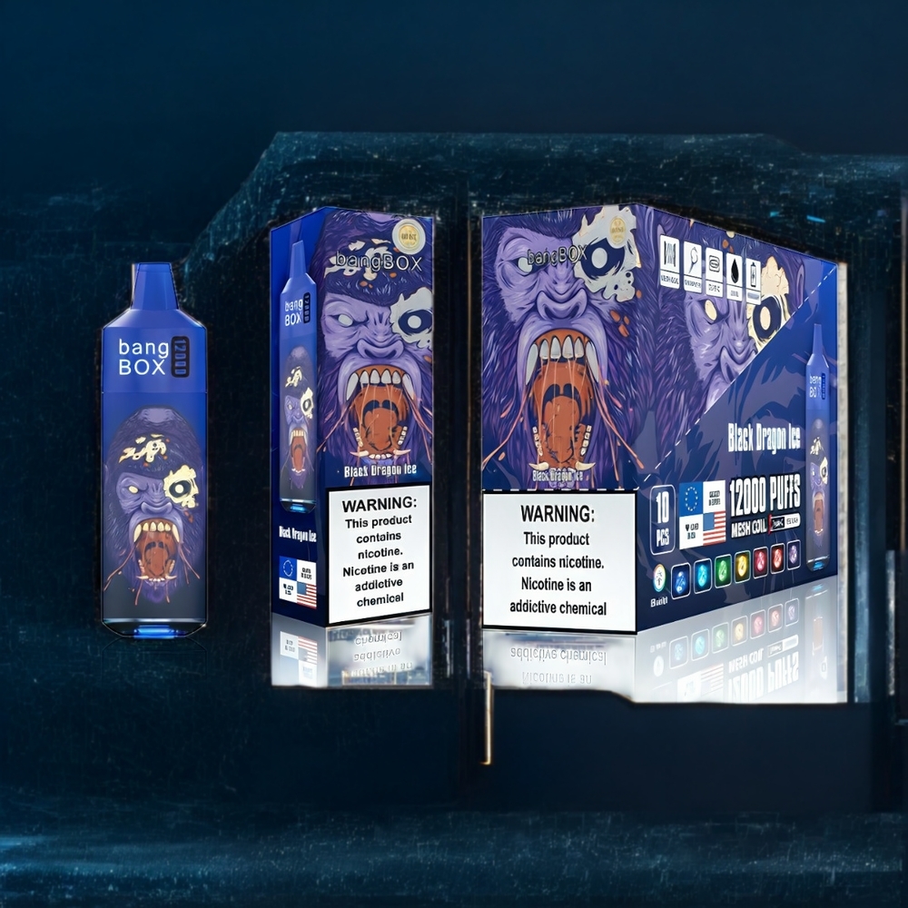 Bang Box 12000 Puffs New Zealand Wholesale Black Dragon Ice