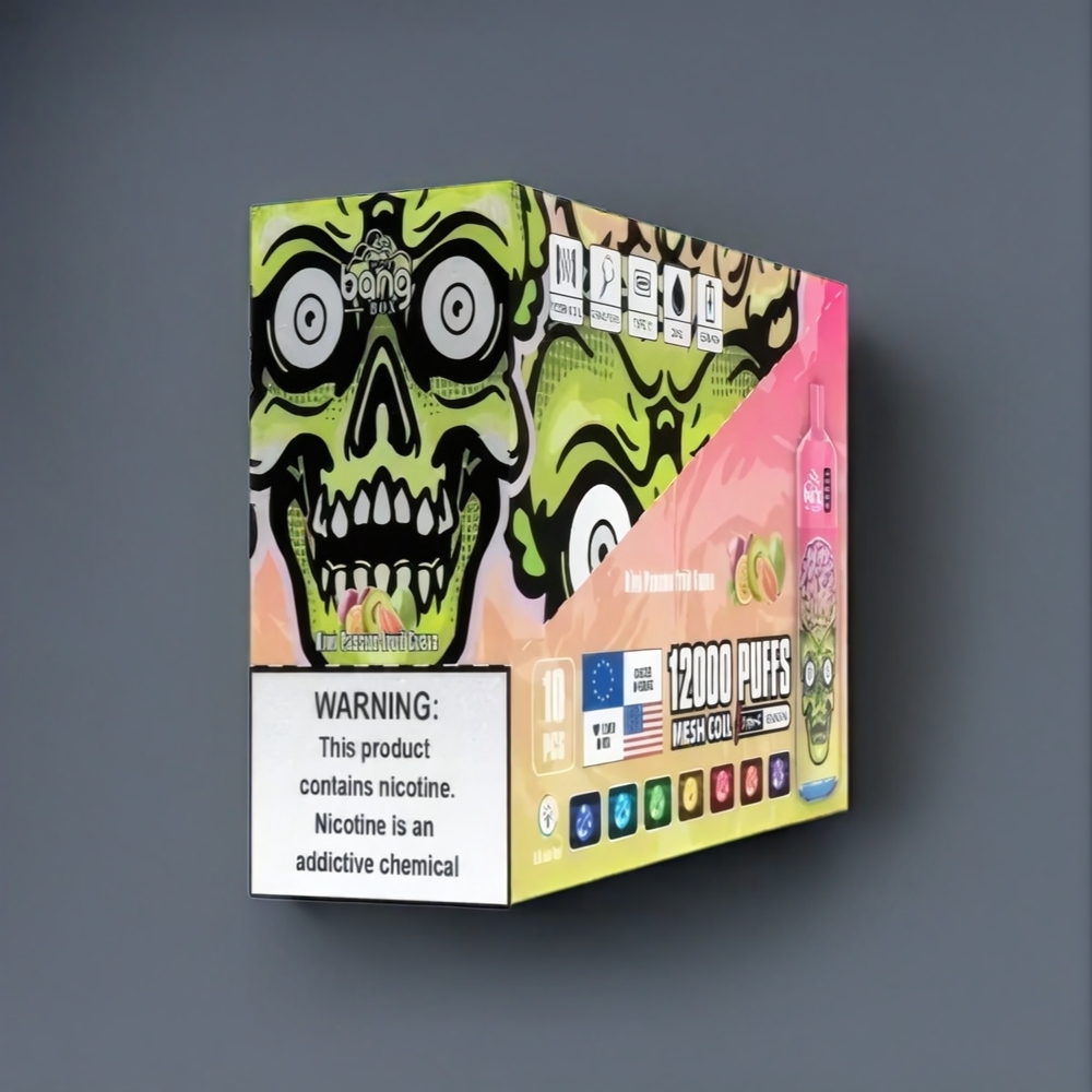 Bang Box 12000 Puffs New Zealand Wholesale Kiwi Passion Fruit Guava