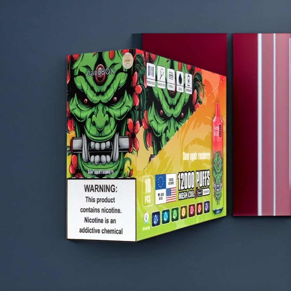 Bang Box 12000 Puffs New Zealand Wholesale Sour Apple Raspberry Vape