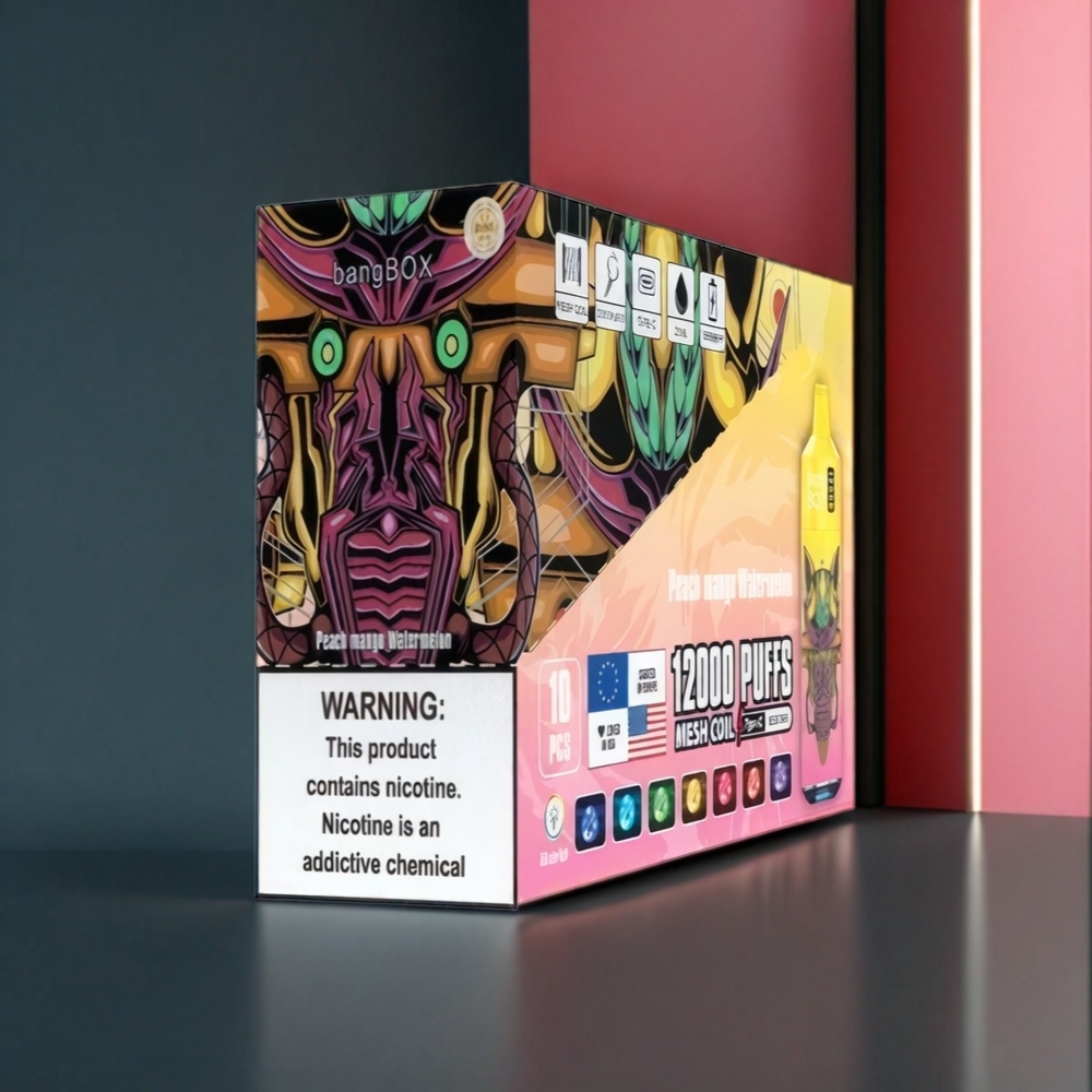 Bang Box New Zealand Wholesale 12000 Puffs Peach Mango Watermelon Vape