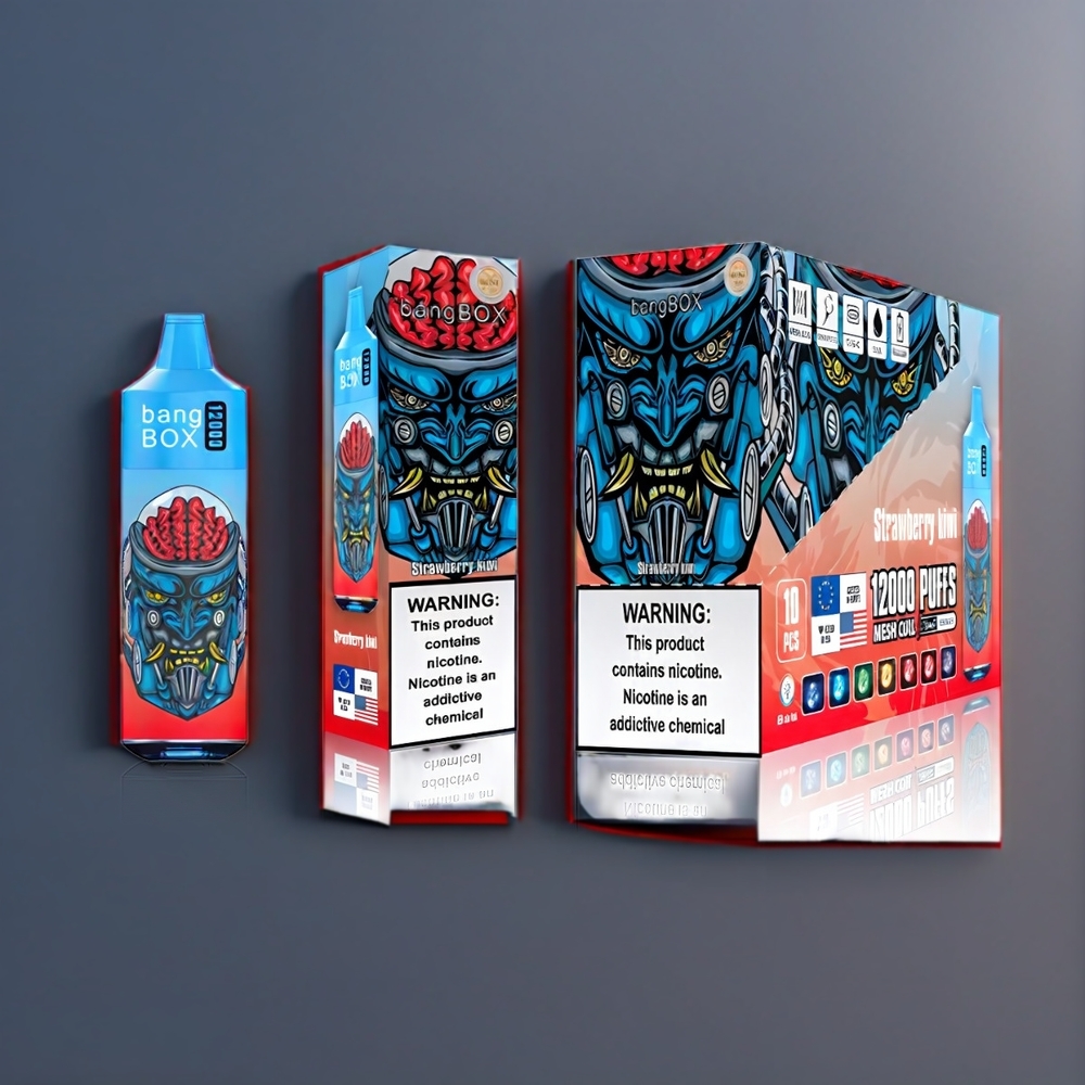 Bang Box New Zealand Wholesale 12000 Puffs Strawberry Kiwi Vape