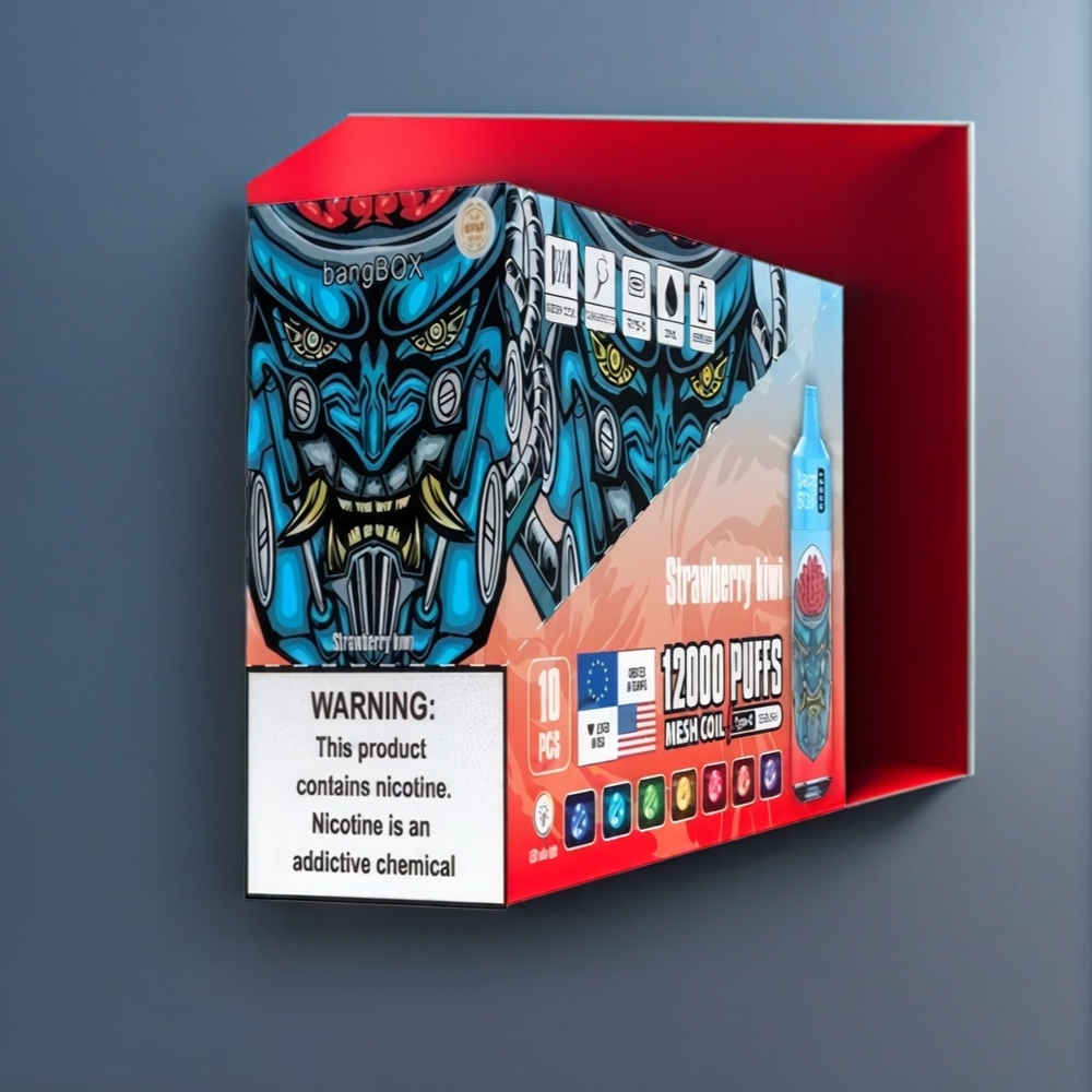 Bang Box New Zealand Wholesale 12000 Puffs Strawberry Kiwi Vape