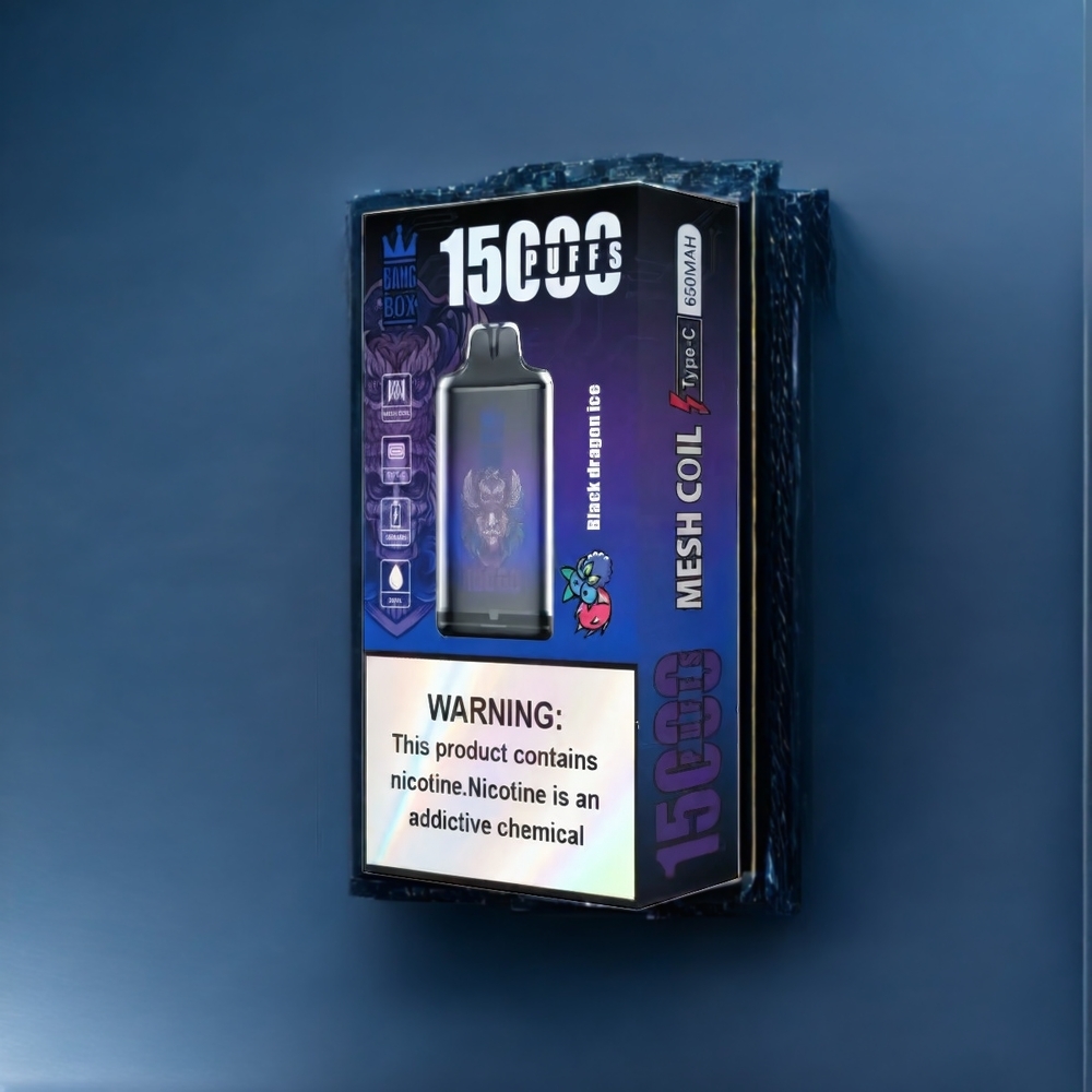 Bang Box 15000 Puffs New Zealand Wholesale Black Dragon Ice Vape