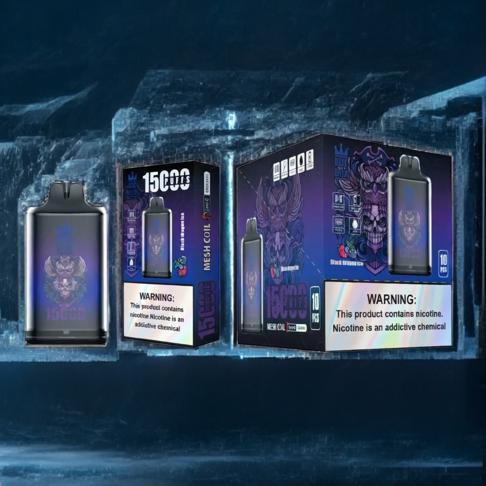 Bang Box 15000 Puffs New Zealand Wholesale Black Dragon Ice Vape