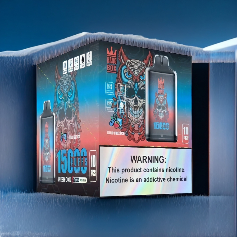 Bang Box 15000 Puffs New Zealand Wholesale Blue Razz Ice