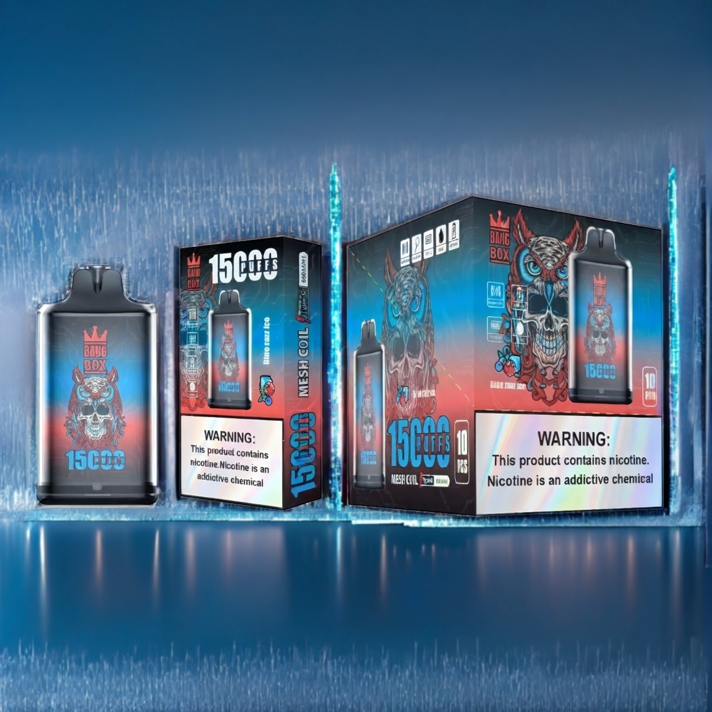 Bang Box 15000 Puffs New Zealand Wholesale Blue Razz Ice