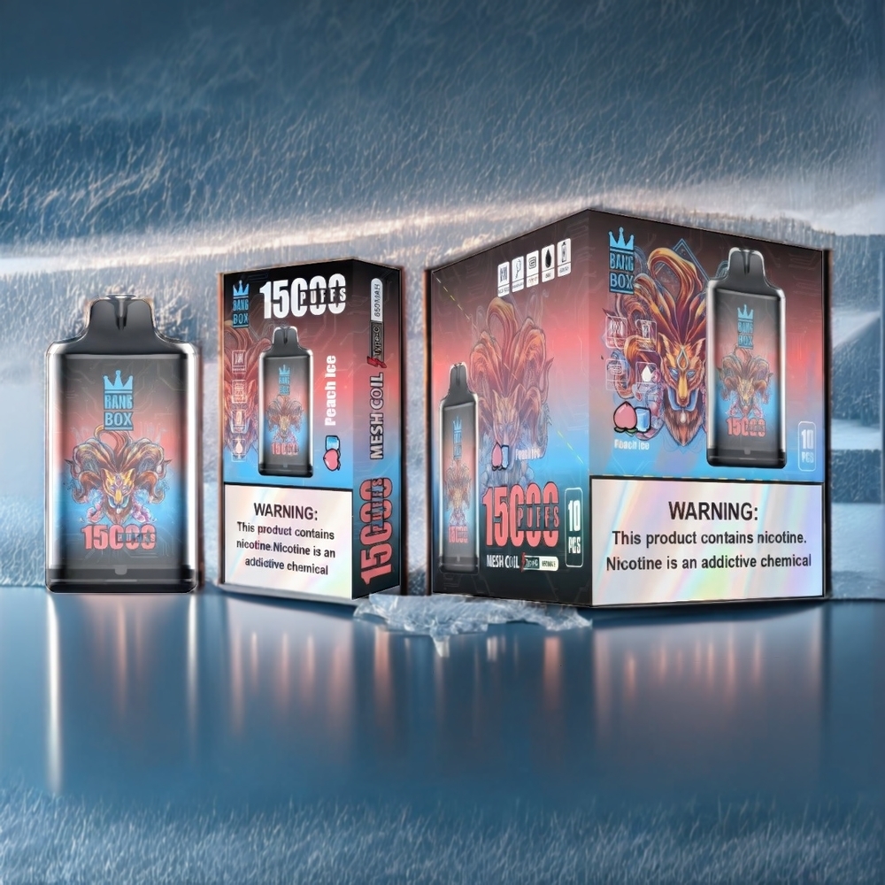 Bang Box 15000 Puffs New Zealand Wholesale Peach Ice Vape