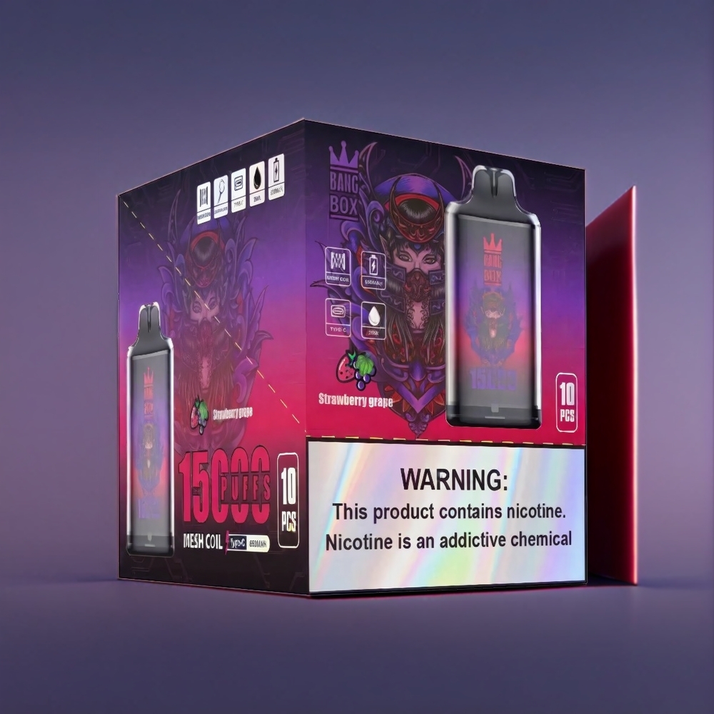 Bang Box 15000 Puffs New Zealand Wholesale Strawberry Grape