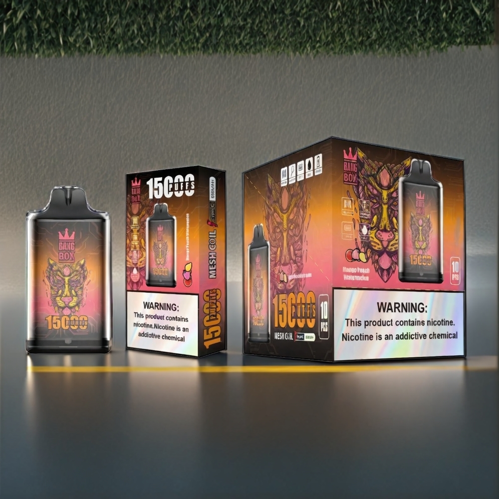 Bang Box New Zealand Wholesale 15000 Puffs Mango Peach Watermelon Vape