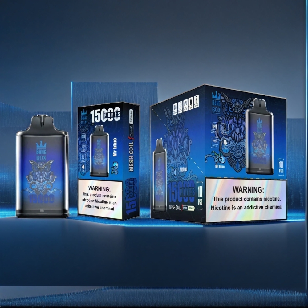Bang Box New Zealand Wholesale 15000 Puffs Mr Blue Vape
