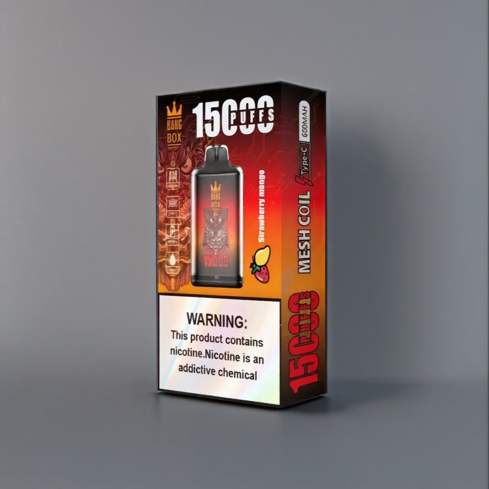 Bang Box New Zealand Wholesale 15000 Puffs Strawberry Mango