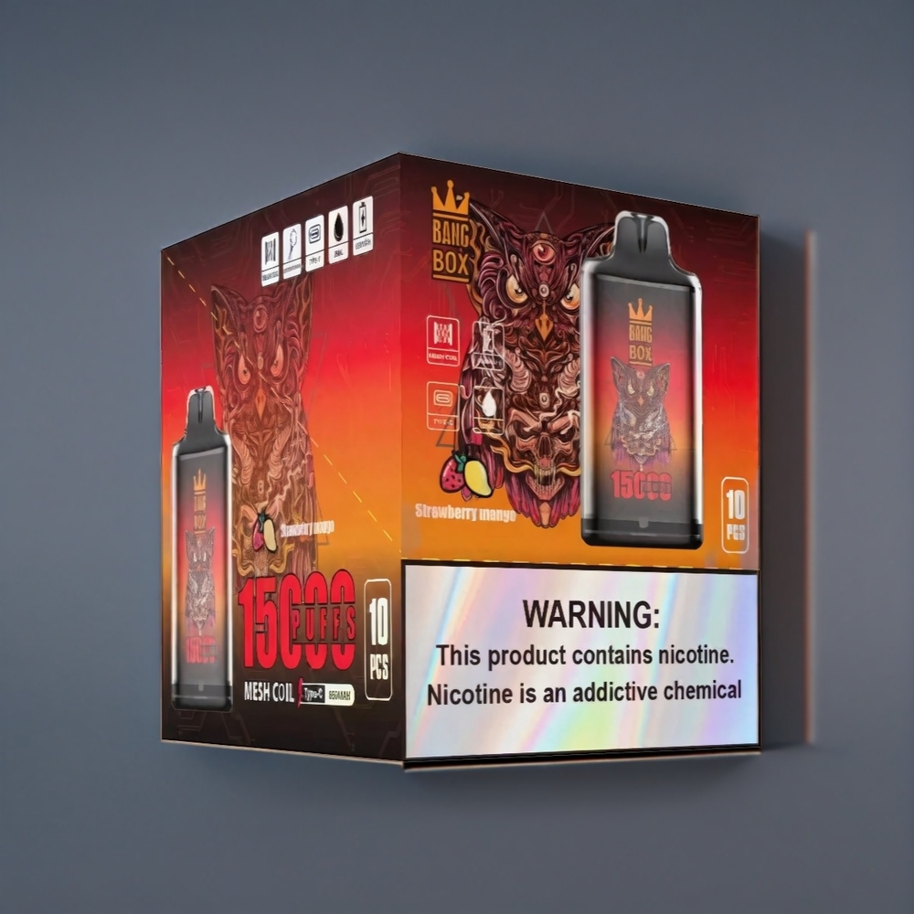 Bang Box New Zealand Wholesale 15000 Puffs Strawberry Mango