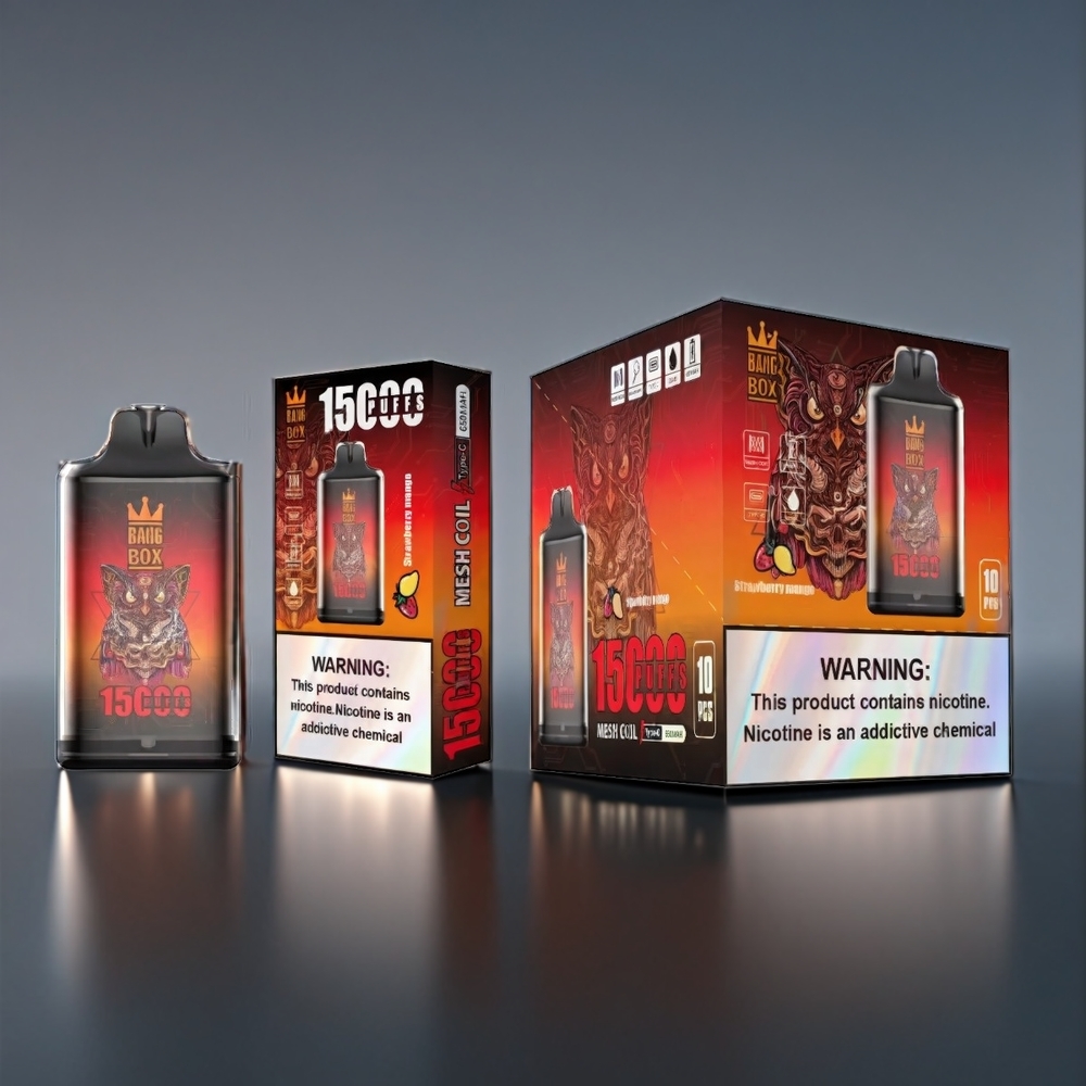 Bang Box New Zealand Wholesale 15000 Puffs Strawberry Mango