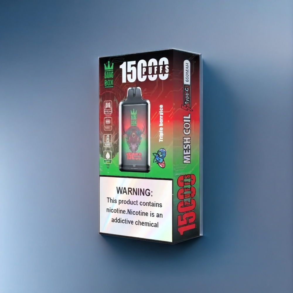 Bang Box New Zealand Wholesale 15000 Puffs Triple Berry Ice