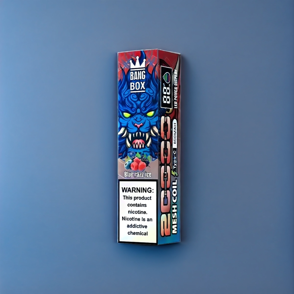 Bang Box 20000 Puffs New Zealand Wholesale Blue Razz Ice