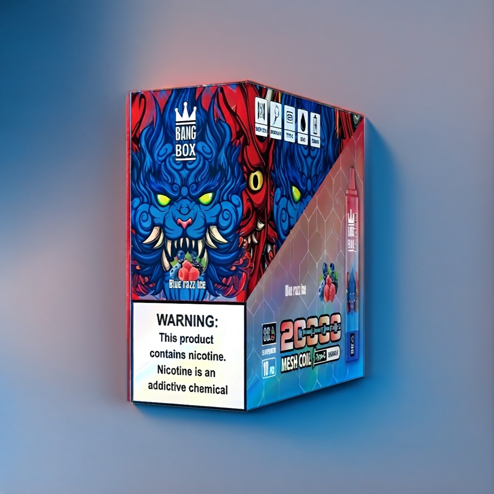Bang Box 20000 Puffs New Zealand Wholesale Blue Razz Ice