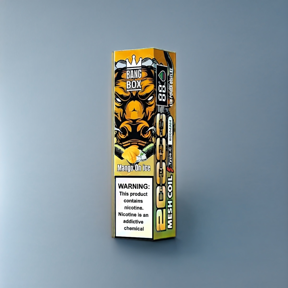 Bang Box 20000 Puffs New Zealand Wholesale Mango On Ice