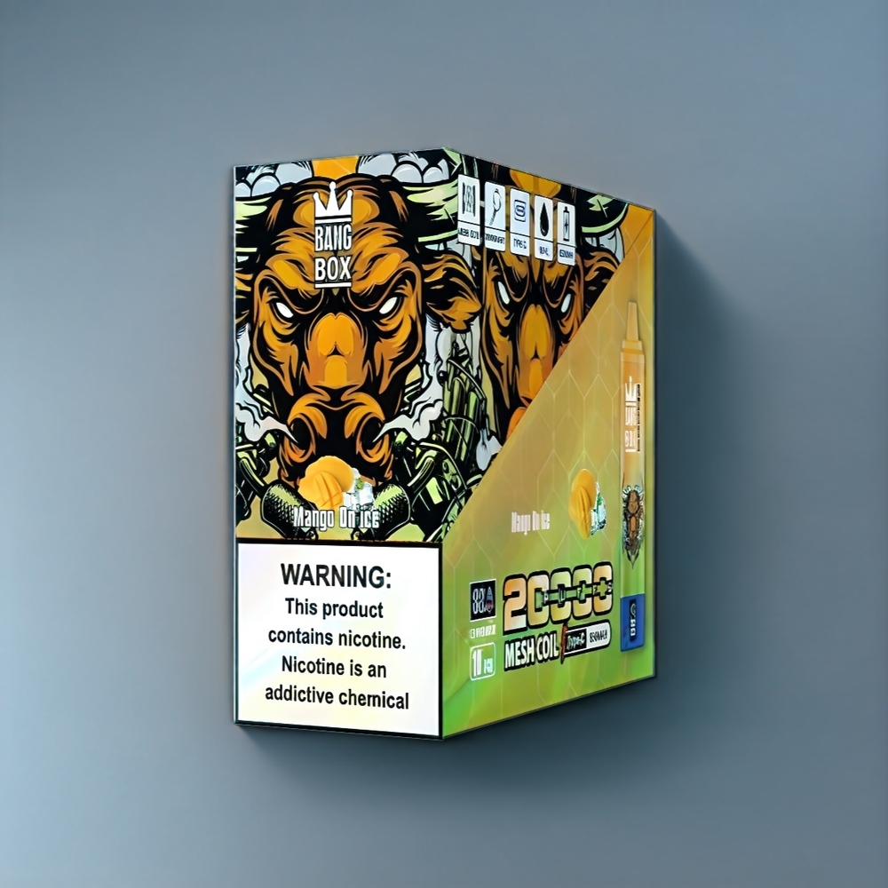 Bang Box 20000 Puffs New Zealand Wholesale Mango On Ice