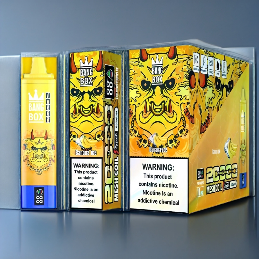 Bang Box New Zealand Wholesale 20000 Puffs Banana Ice