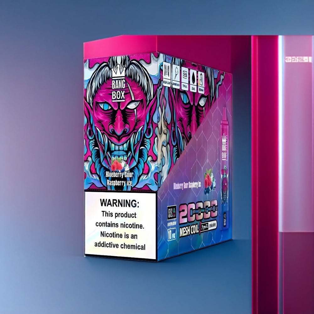 Bang Box New Zealand Wholesale 20000 Puffs Blueberry Sour Raspberry Ice
