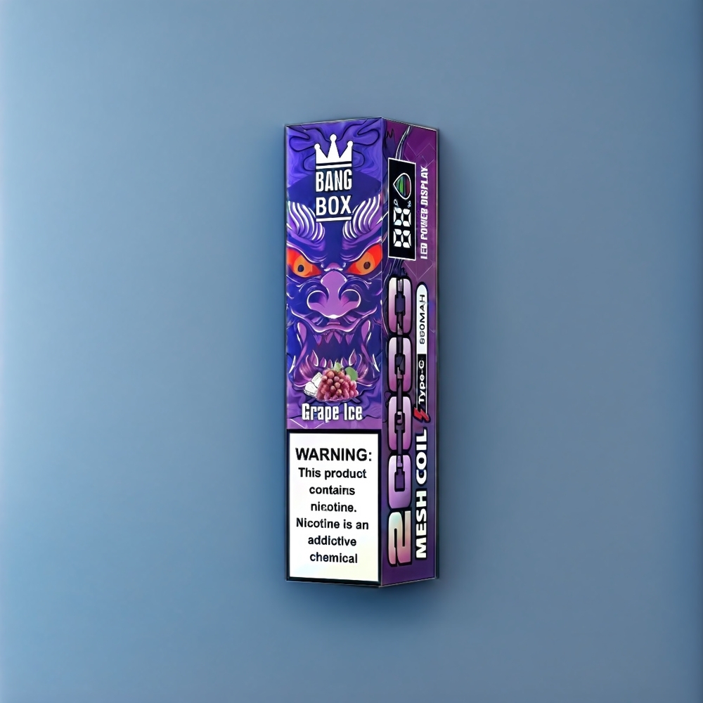 Bang Box New Zealand Wholesale 20000 Puffs Grape Ice