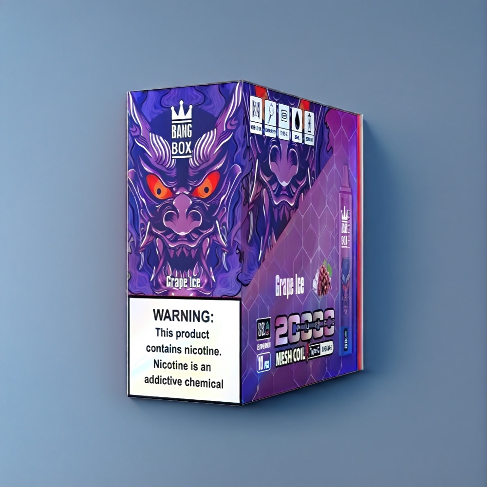 Bang Box New Zealand Wholesale 20000 Puffs Grape Ice