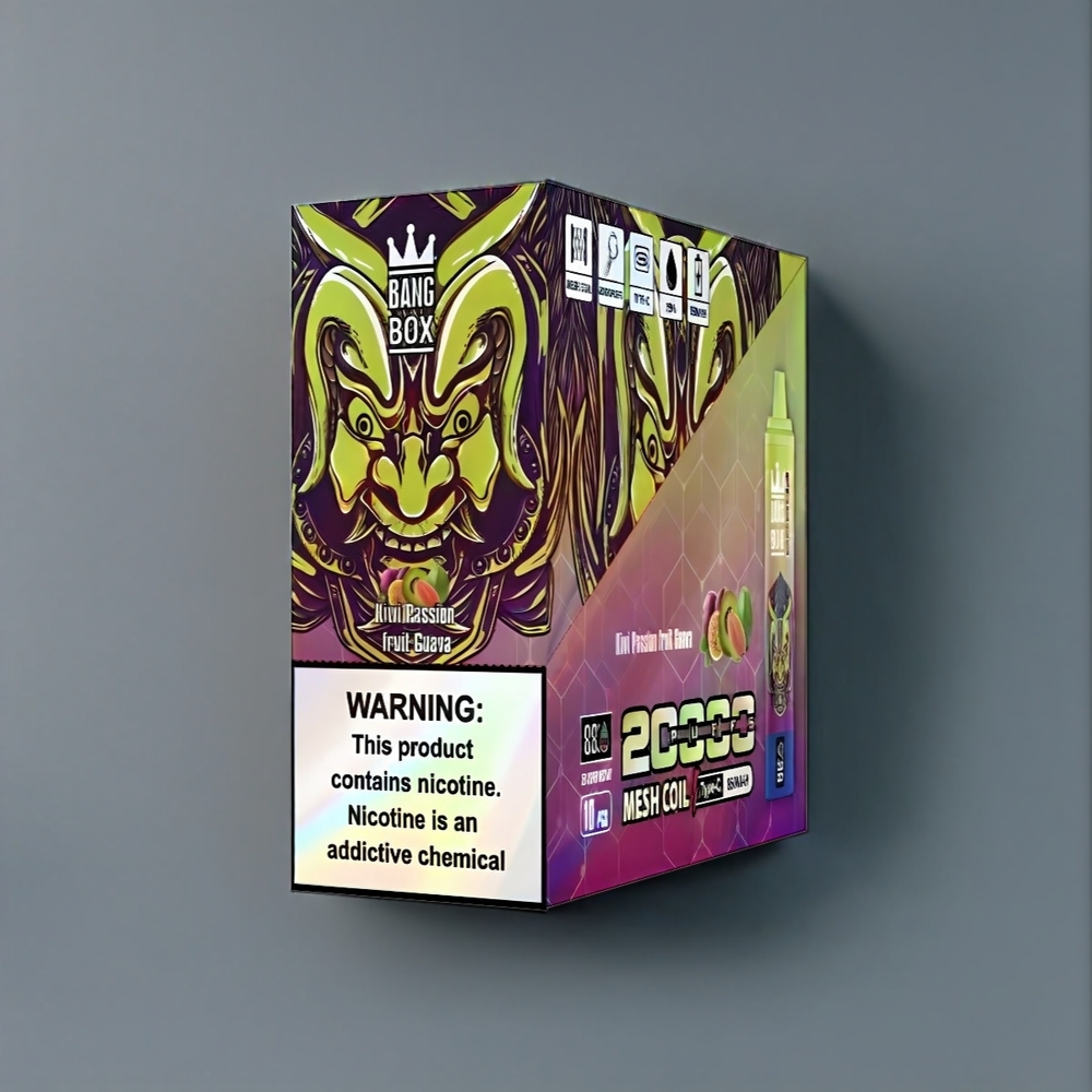 Bang Box New Zealand Wholesale 20000 Puffs Kiwi Passion Fruit Guava