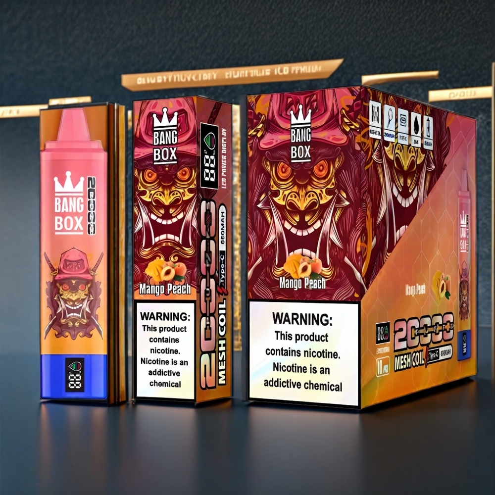 Bang Box New Zealand Wholesale 20000 Puffs Mango Peach