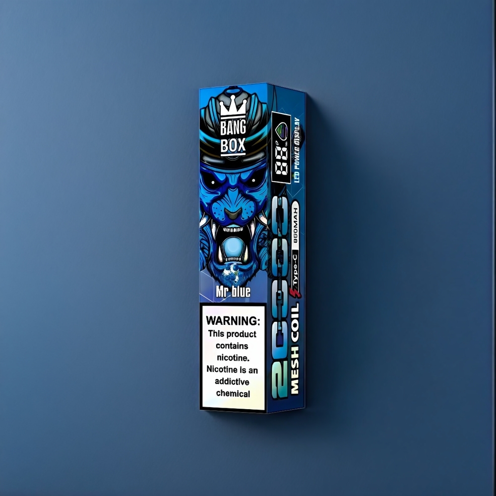 Bang Box New Zealand Wholesale 20000 Puffs Mr Blue Vape